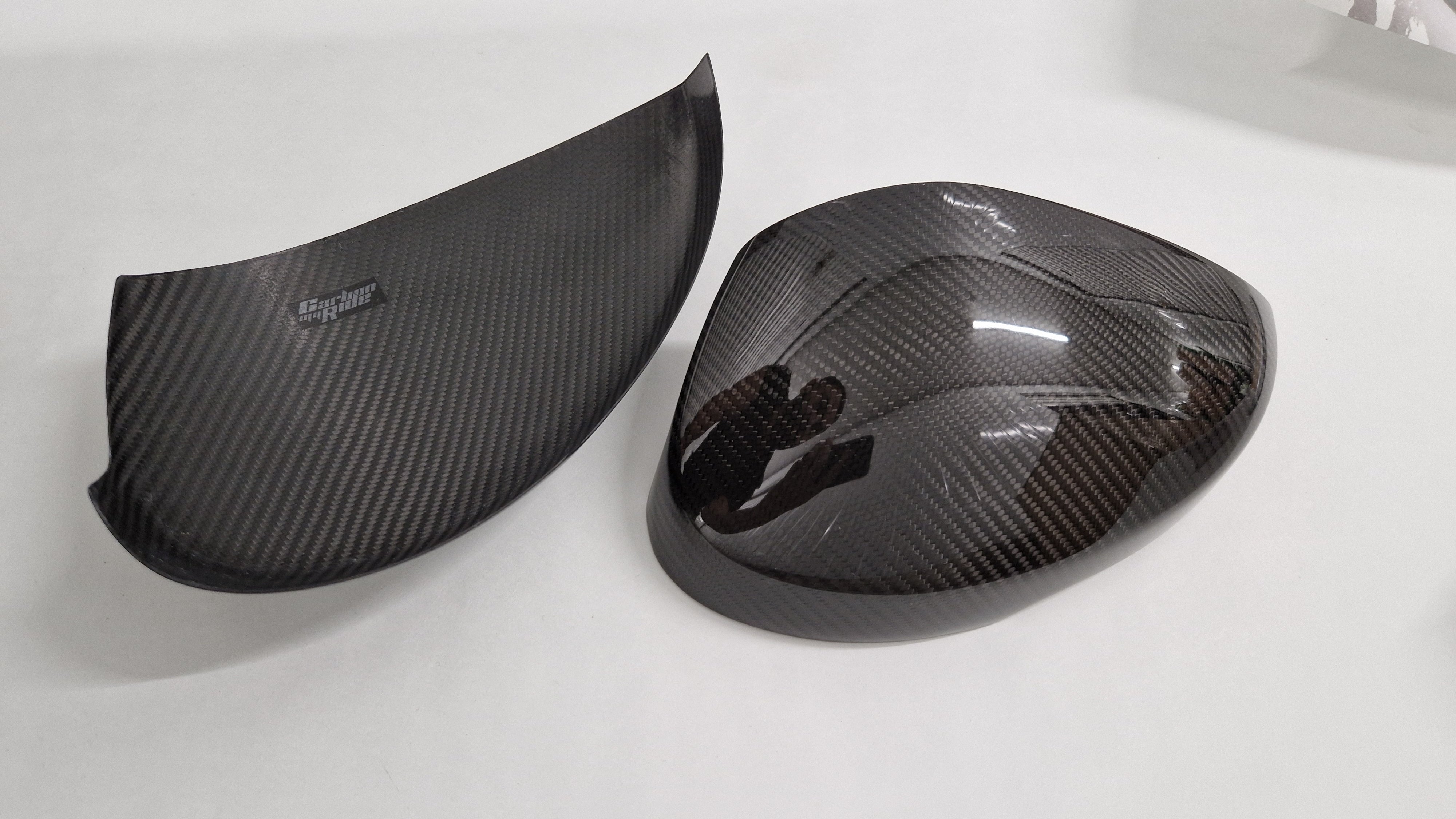 FL5 Carbon Wing Mirror Covers - Carbon Fibre - Type-R - Custom My Ride