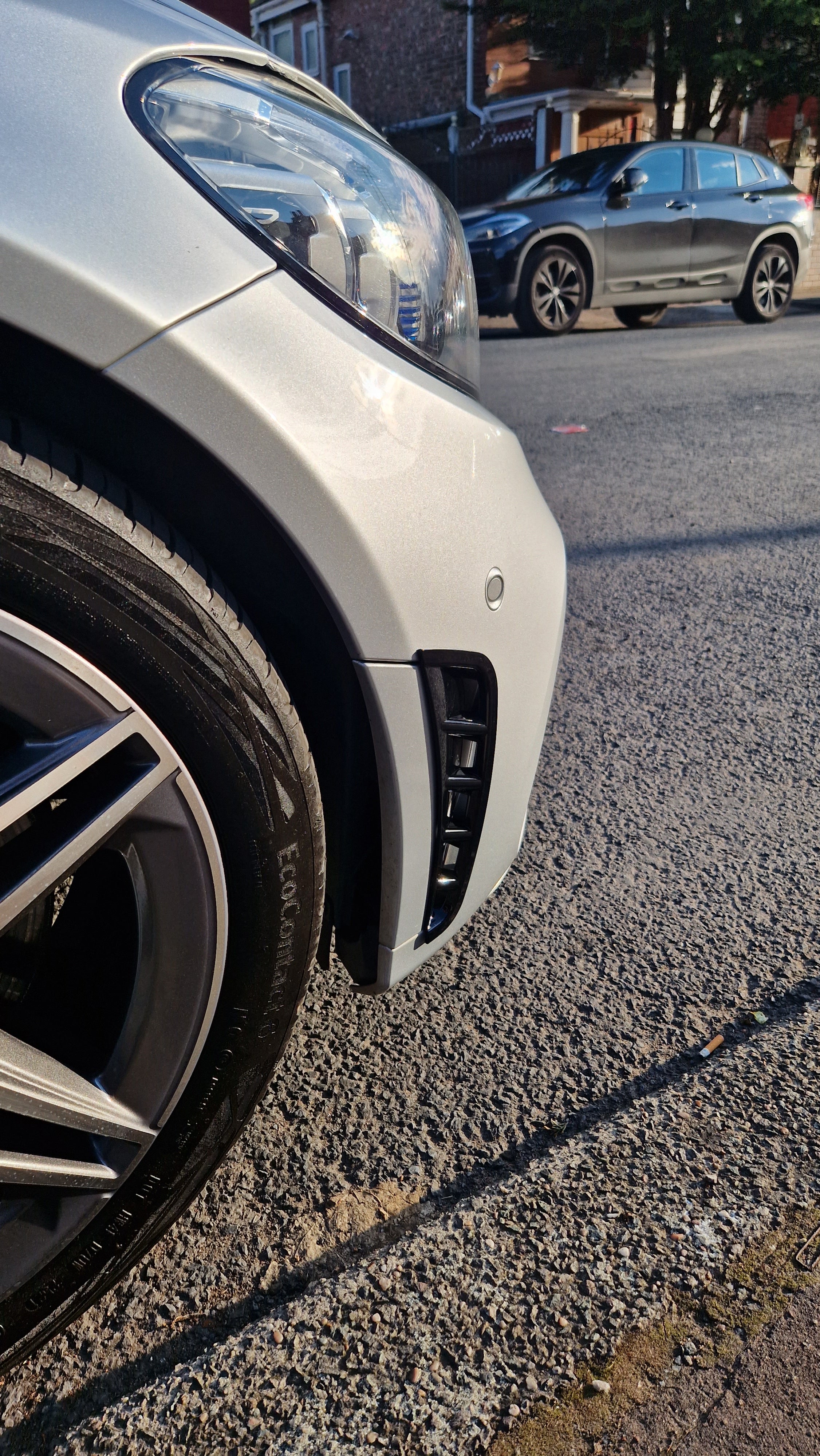 Mercedes C Class W205 Front Bumper Side Air Vent Trims Spoilers AMG Line 2018+ - Custom My Ride