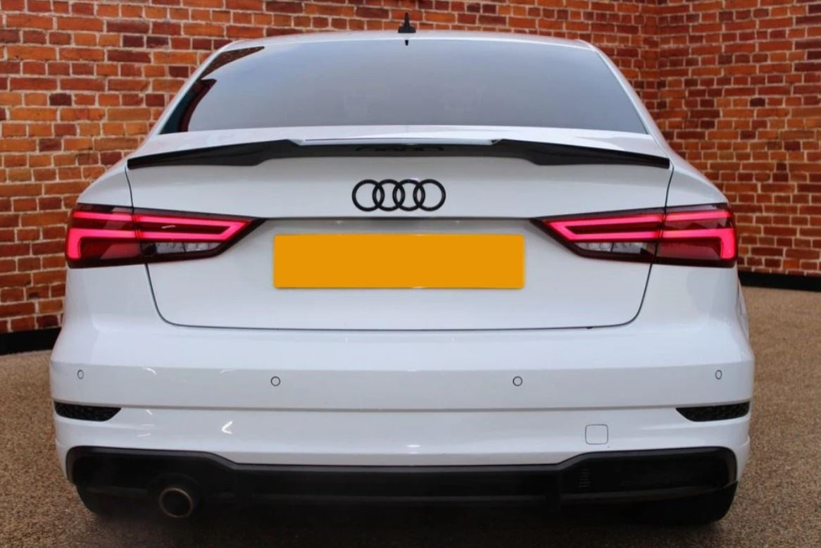 Audi Black Rear Emblem -Audi A3 A4 A5 A6 A7 Q3 Q5 Q7 A1 B9 C7 A6L S3 S5 S7 TT - Custom My Ride