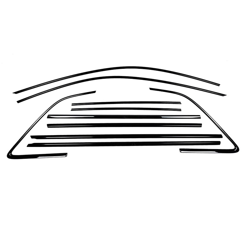 Audi A3 Sportback Black Window Trims 8Y 2021-2025 Blackout dechrome Night package