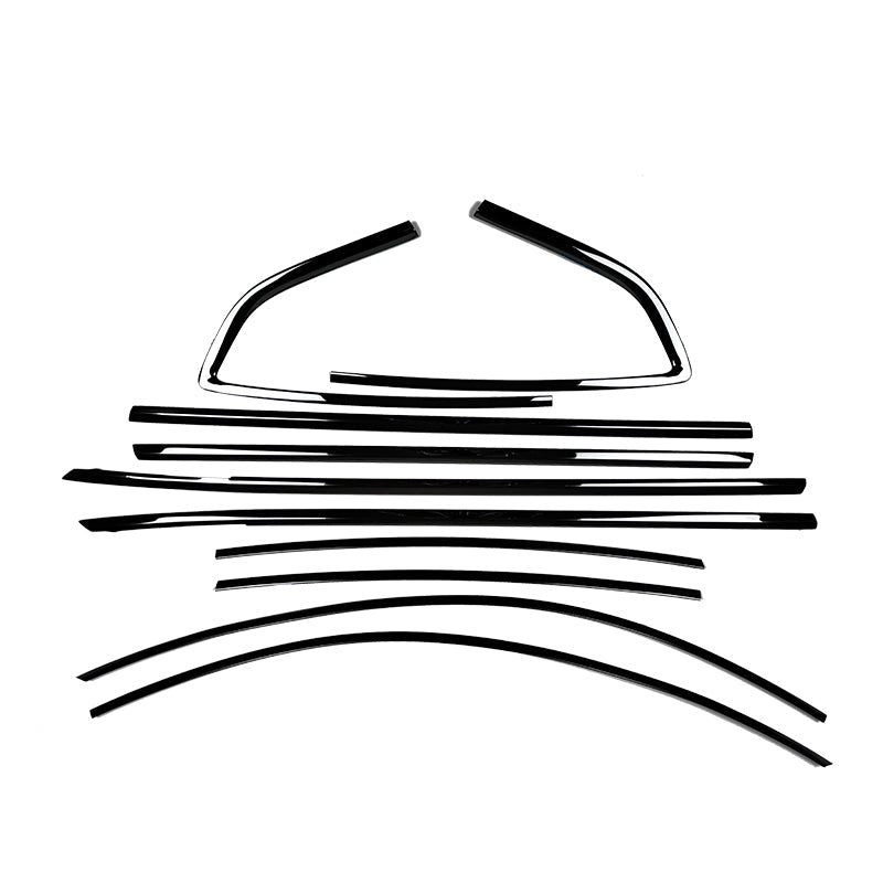 Audi A5 Sportback Black Window Trims 8T 2010-2016 Blackout dechrome Black Optic package