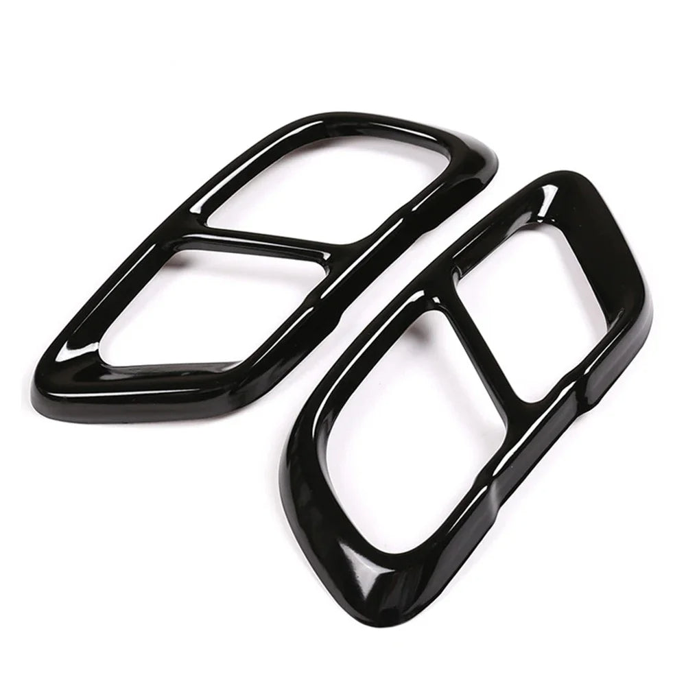 BMW X5 EXHAUST TIPS - GLOSS BLACK G05 - Custom My Ride