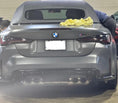 Load image into Gallery viewer, BMW M4 G82/G83, Pair of Gloss Black Badge Surrounds - De-chrome 2021-25