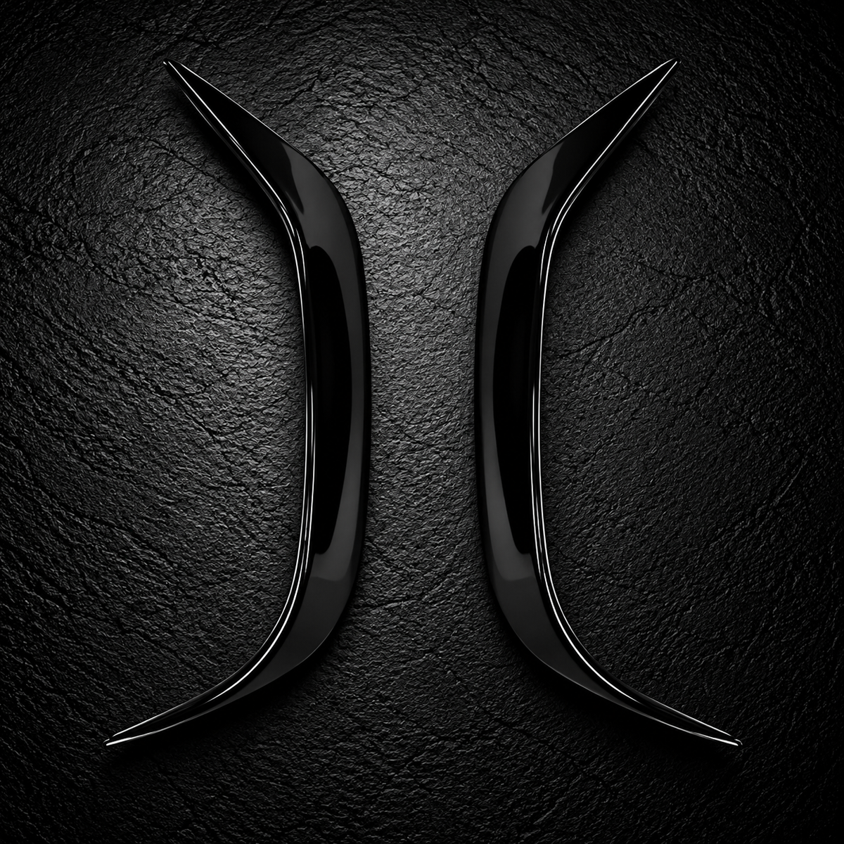 Gloss Black Rear Bumper Side Trims for BMW 1 Series F40 118i 118d 120i 120d M135i 2019-2024