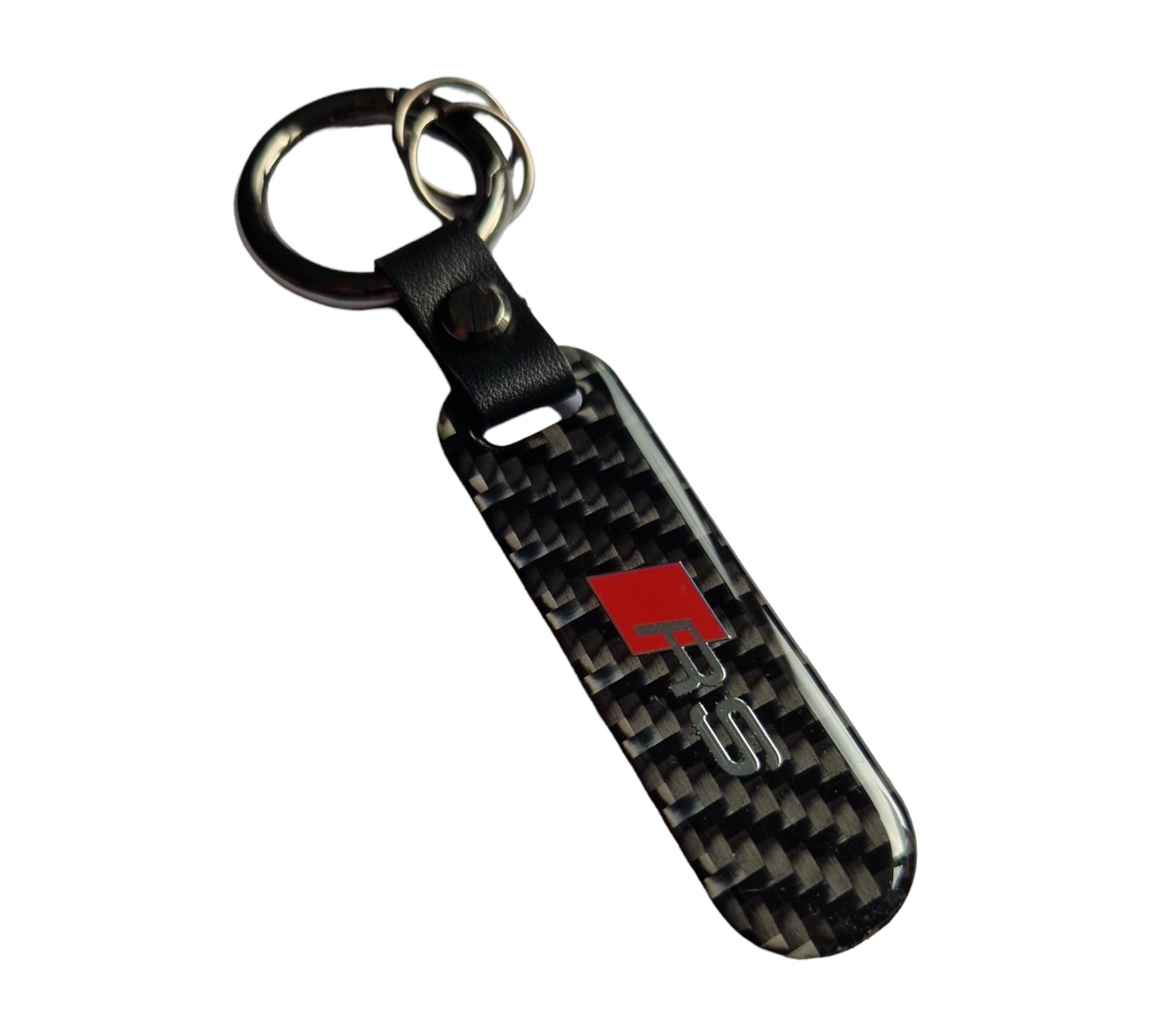 Audi RS Carbon Fibre Key Ring - Accessories keychain - Custom My Ride