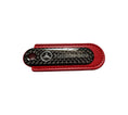 Load image into Gallery viewer, Mercedes Red Carbon Fibre/Leather Key Ring - Accessories - Custom My Ride