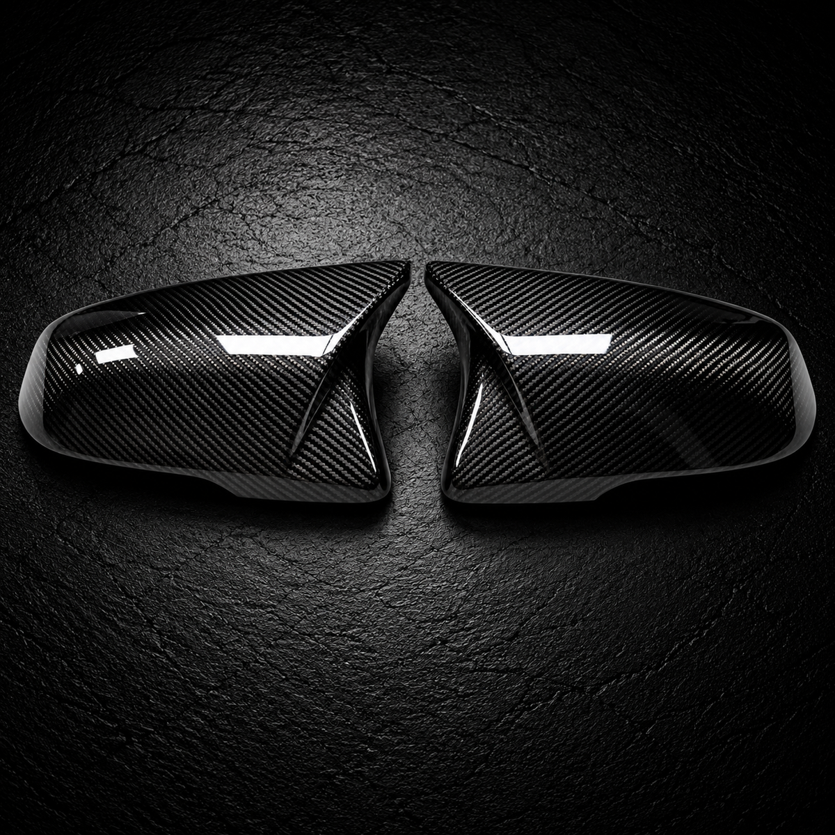 M Style Wing Mirror Caps - Carbon Fibre - suitable for BMW 1 Series F40 F45 2019+