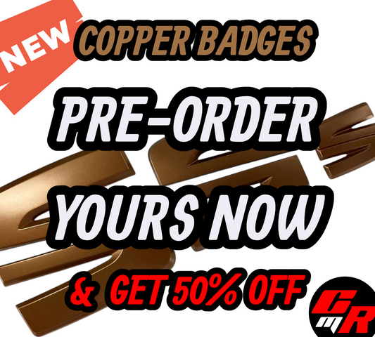 Seat Leon/Ibiza Steering Wheel Gloss Copper Badge - 5F MK3 CUPRA FR