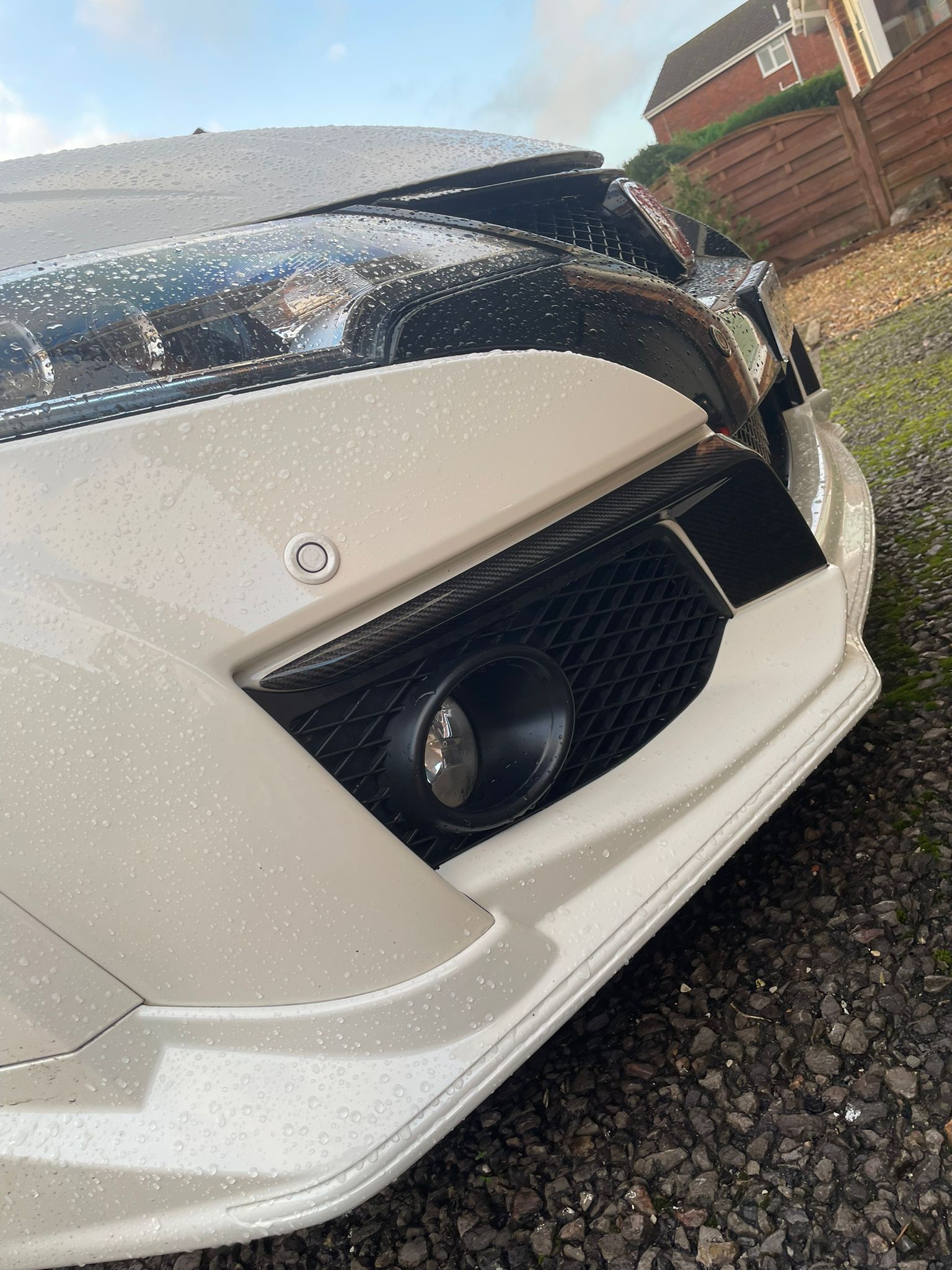 FK2 Fog Opening Garnish - Carbon Fibre MK9 Civic - Custom My Ride