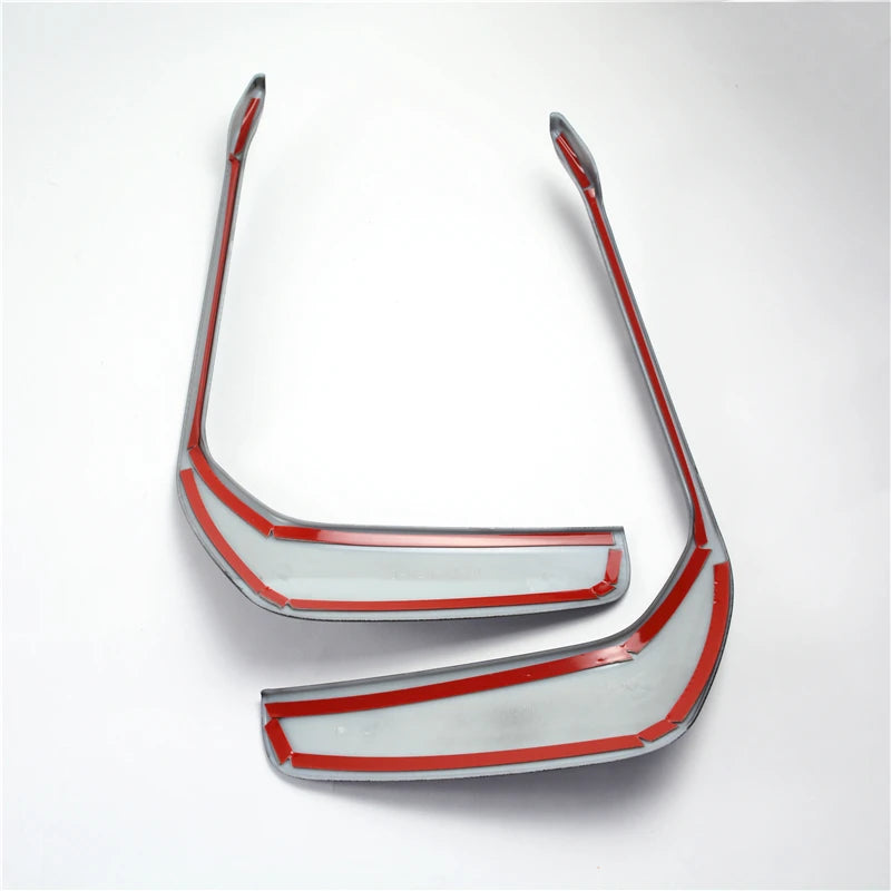 Audi A6 C8 19-21 Front Fog Lamp Garnish Trims - Faux Carbon - Custom My Ride