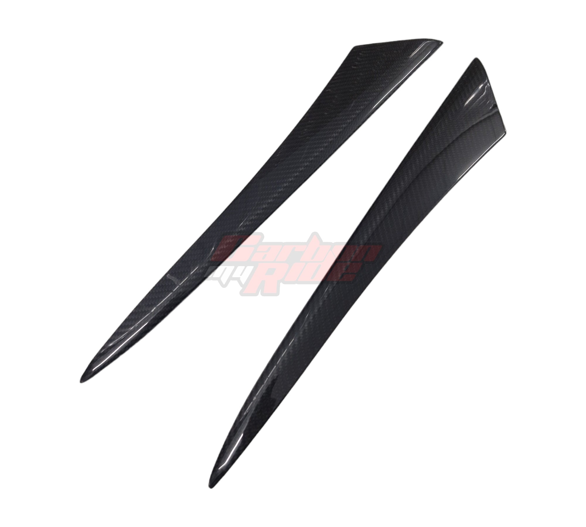 CARBON FIBRE FRONT HEADLIGHT EYEBROW COVERS - HONDA CIVIC TYPE R - FL5 K20C1 2.0T 2023+ - Custom My Ride