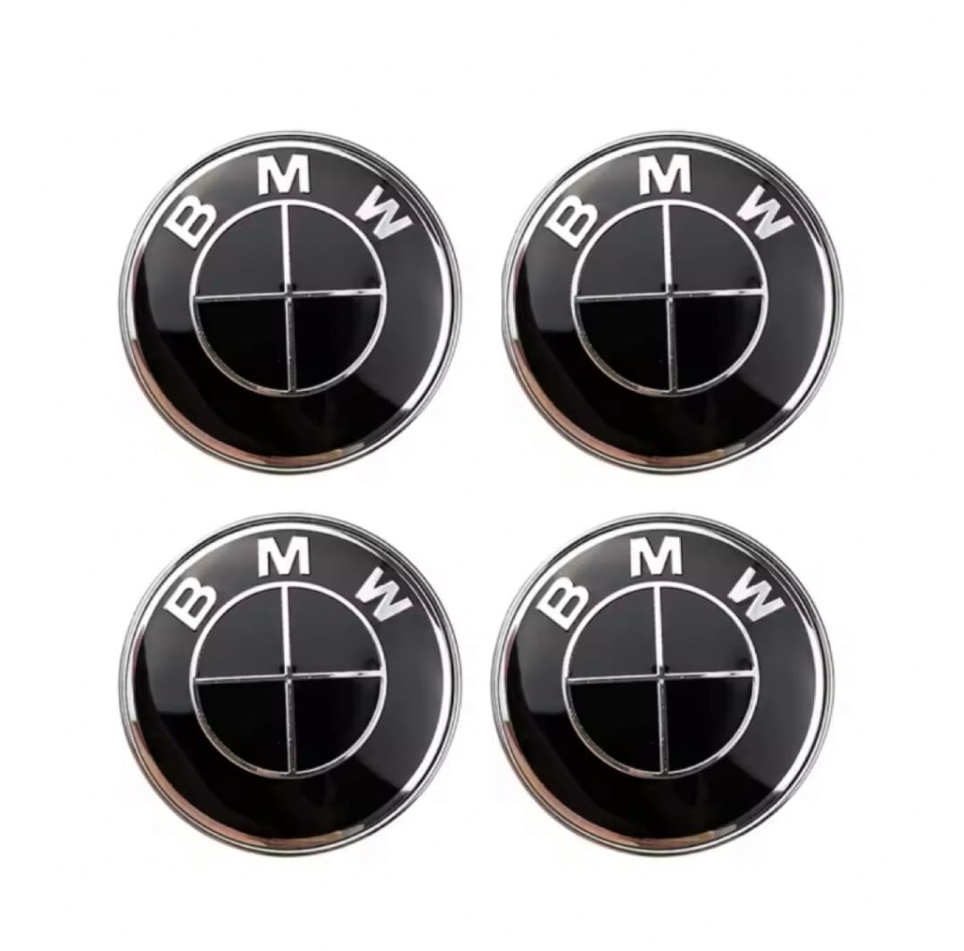 BMW Black Centre Wheel Cap - F20 F21 F22 F87 F32 - Custom My Ride