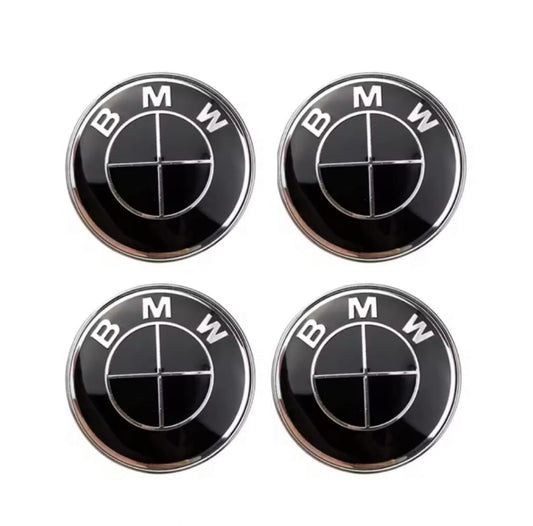 BMW Black Centre Wheel Cap - F20 F21 F22 F87 F32 - Custom My Ride