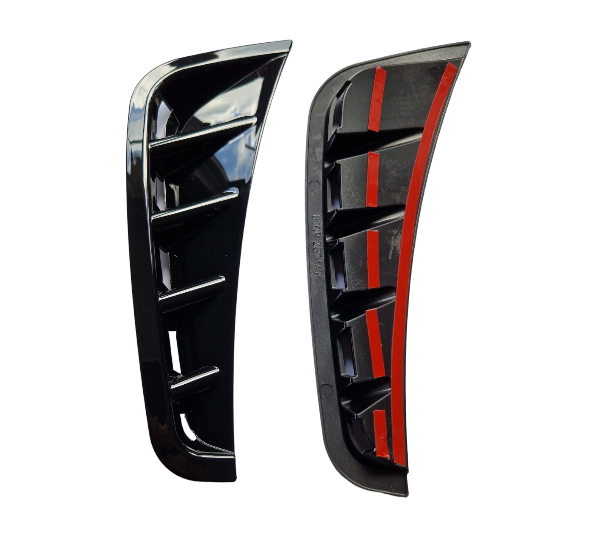 Mercedes C Class W205 Front Bumper Side Air Vent Trims Spoilers AMG Line 2018+ - Custom My Ride