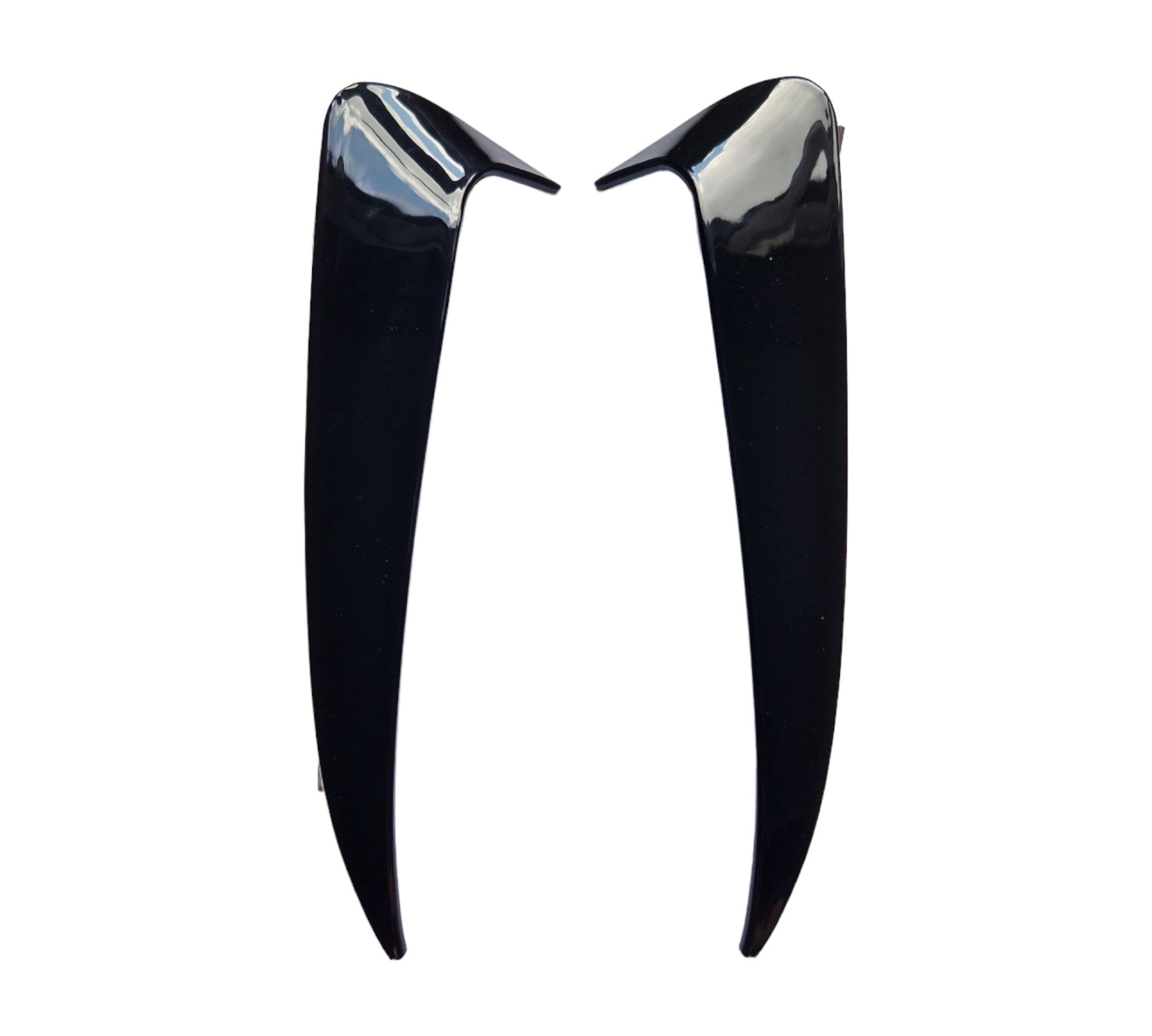 Mercedes C Class W205 Rear Bumper Side Air Vent Trims Fins Spoilers AMG Line 2014-18 4 Door - Custom My Ride