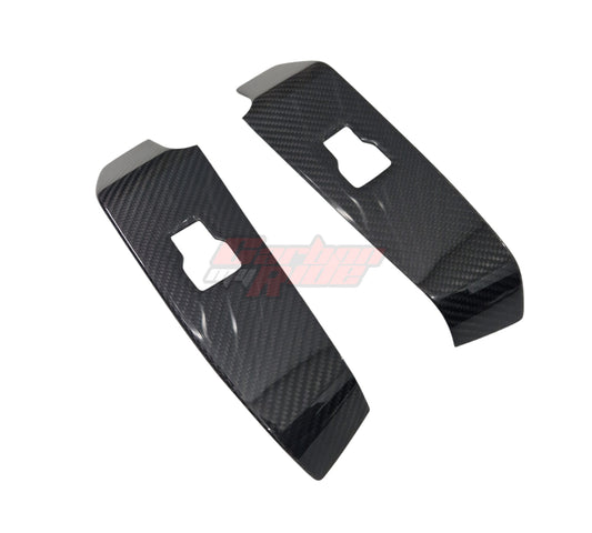 Carbon Fibre Inner Door Switch Panel Covers - Honda Civic Type R - FL5 K20C1 2.0T 2023+ - Custom My Ride