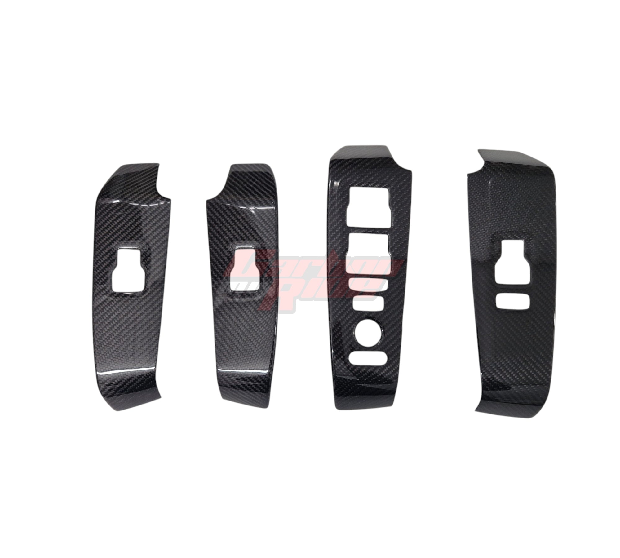 Carbon Fibre Inner Door Switch Panel Covers - Honda Civic Type R - FL5 K20C1 2.0T 2023+ - Custom My Ride