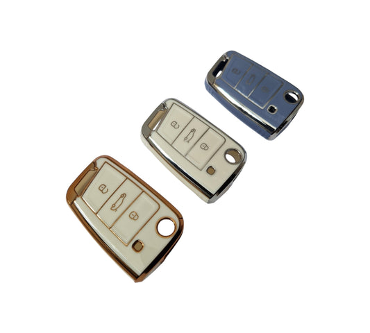 Seat Leon 5F Key Fob Cover - Silicone Bling Girly Chic - Custom My Ride