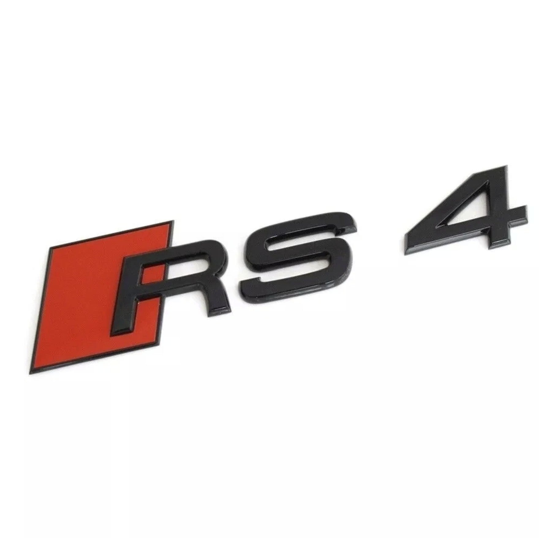 Audi RS4 Gloss Black Rear Badge - Trunk Boot