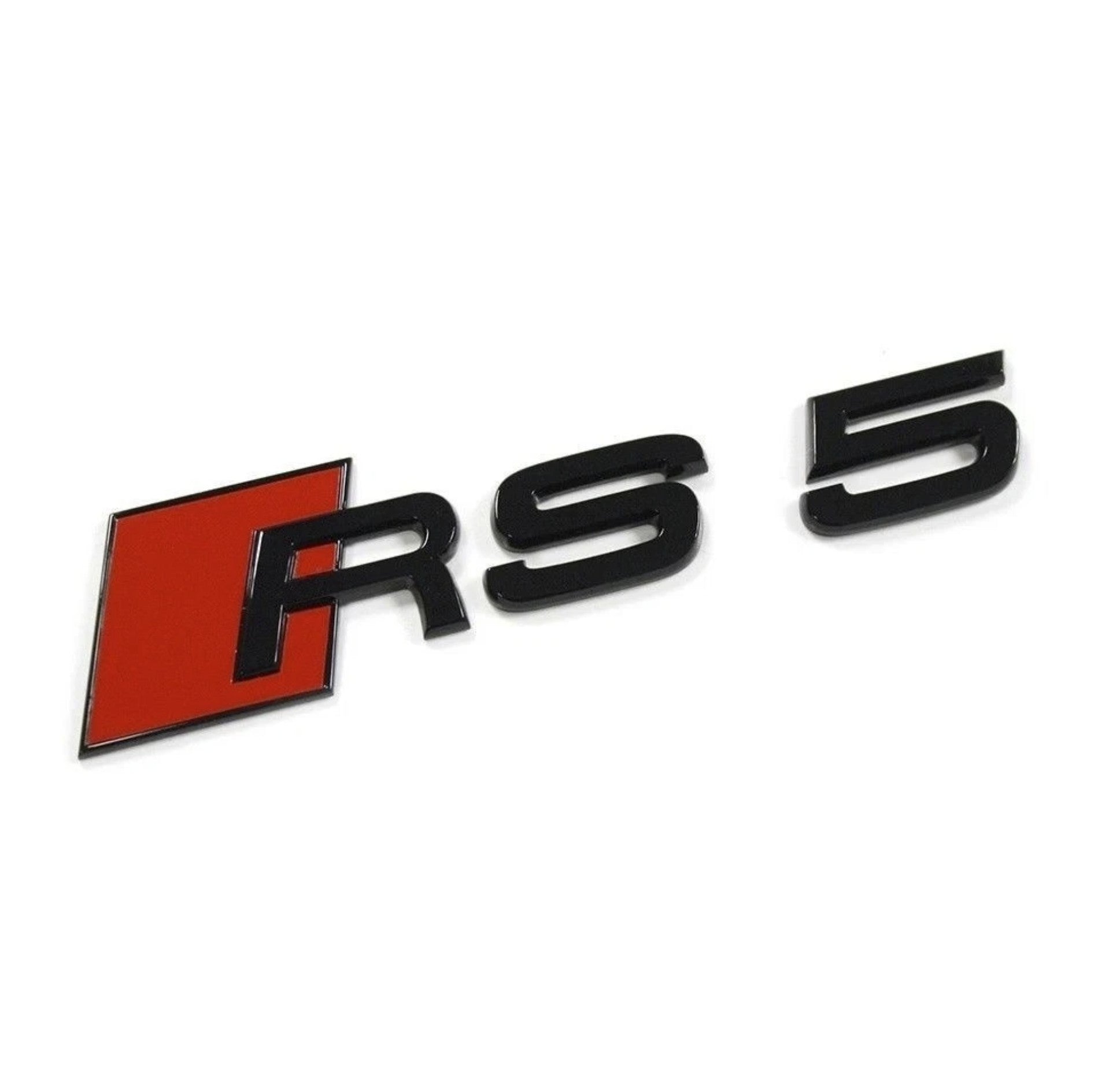 Audi RS5 Gloss Black Rear Badge - Trunk Boot