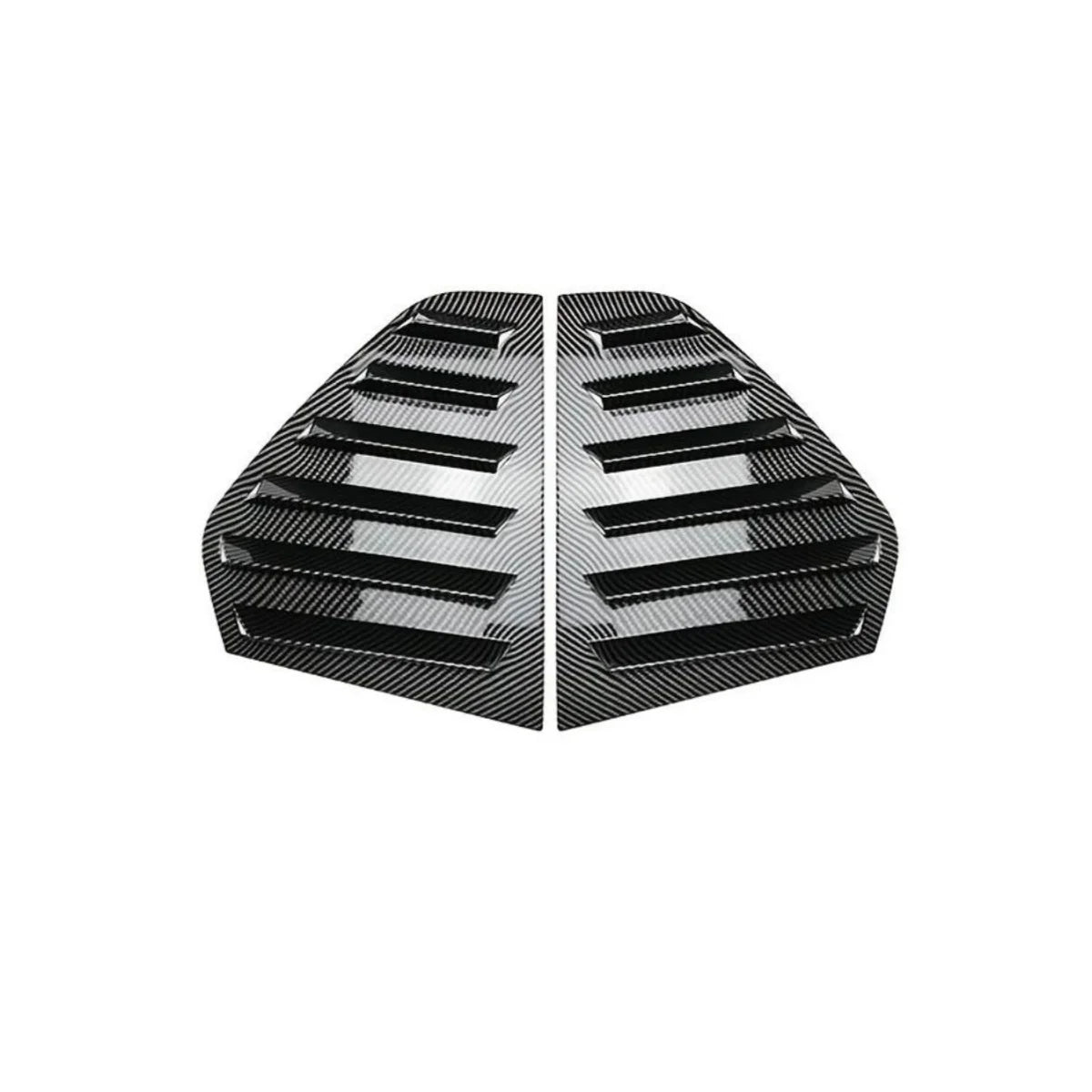 Window Louver Side Vent Trim For VW Golf4 Golf 5 Golf 6 Golf 7 MK4 MK5 MK6 MK7 MK7.5 MK8 Pair Car Rear Window Shutter Cover Trim
