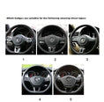 Load image into Gallery viewer, VW Black Steering Wheel Badge 40mm - Polo Scirocco Golf - Custom My Ride