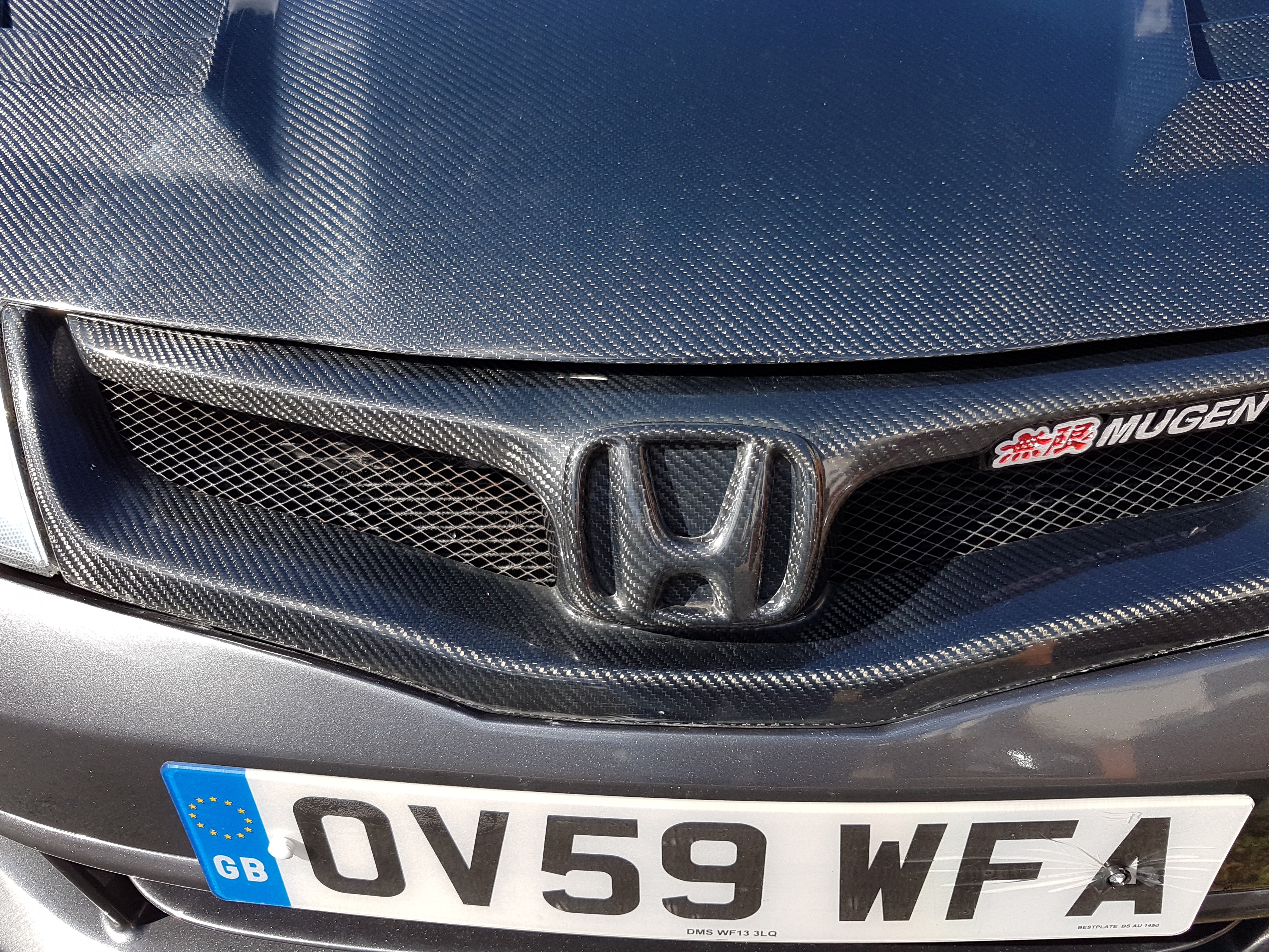 Mugen Grill badge 14.5cm FN2 - Custom My Ride