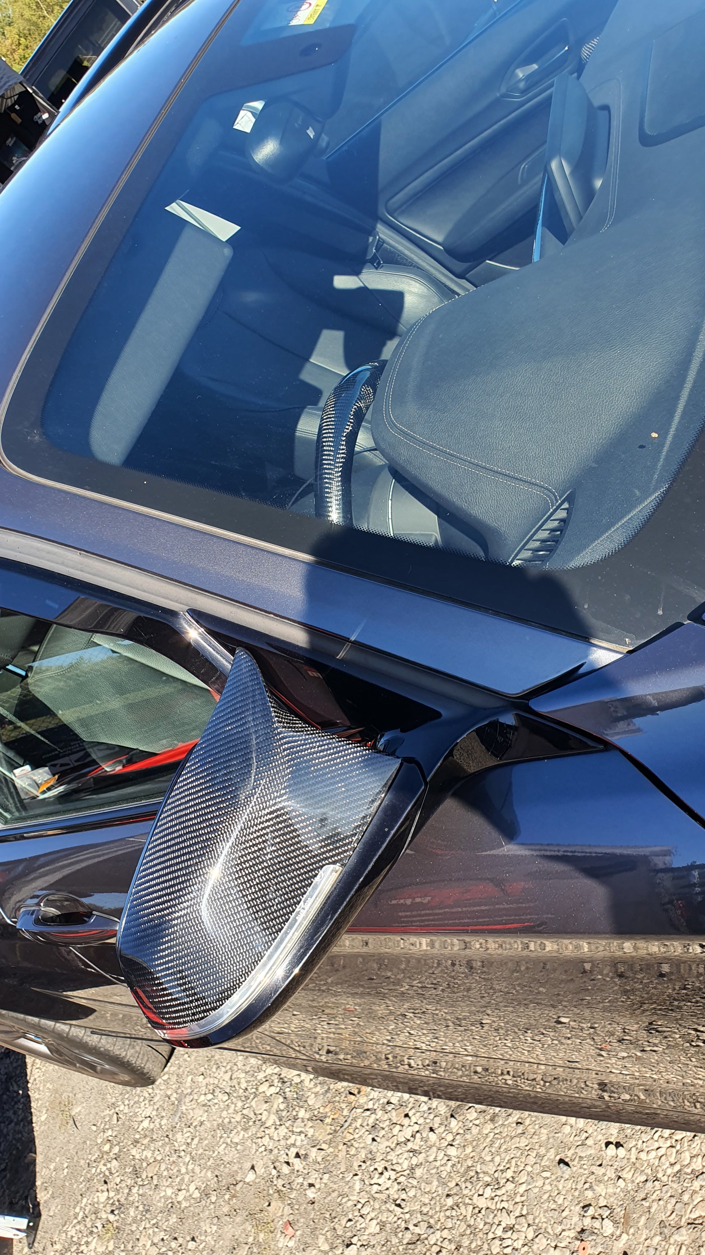 BMW M Style Wing Mirror Caps - Carbon Fibre - F Series BMW F21 F20 F22 F30 F33 - Custom My Ride