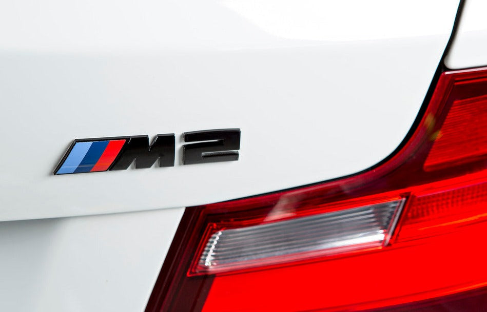 M2 Gloss Black Rear Badge - F87 - Custom My Ride