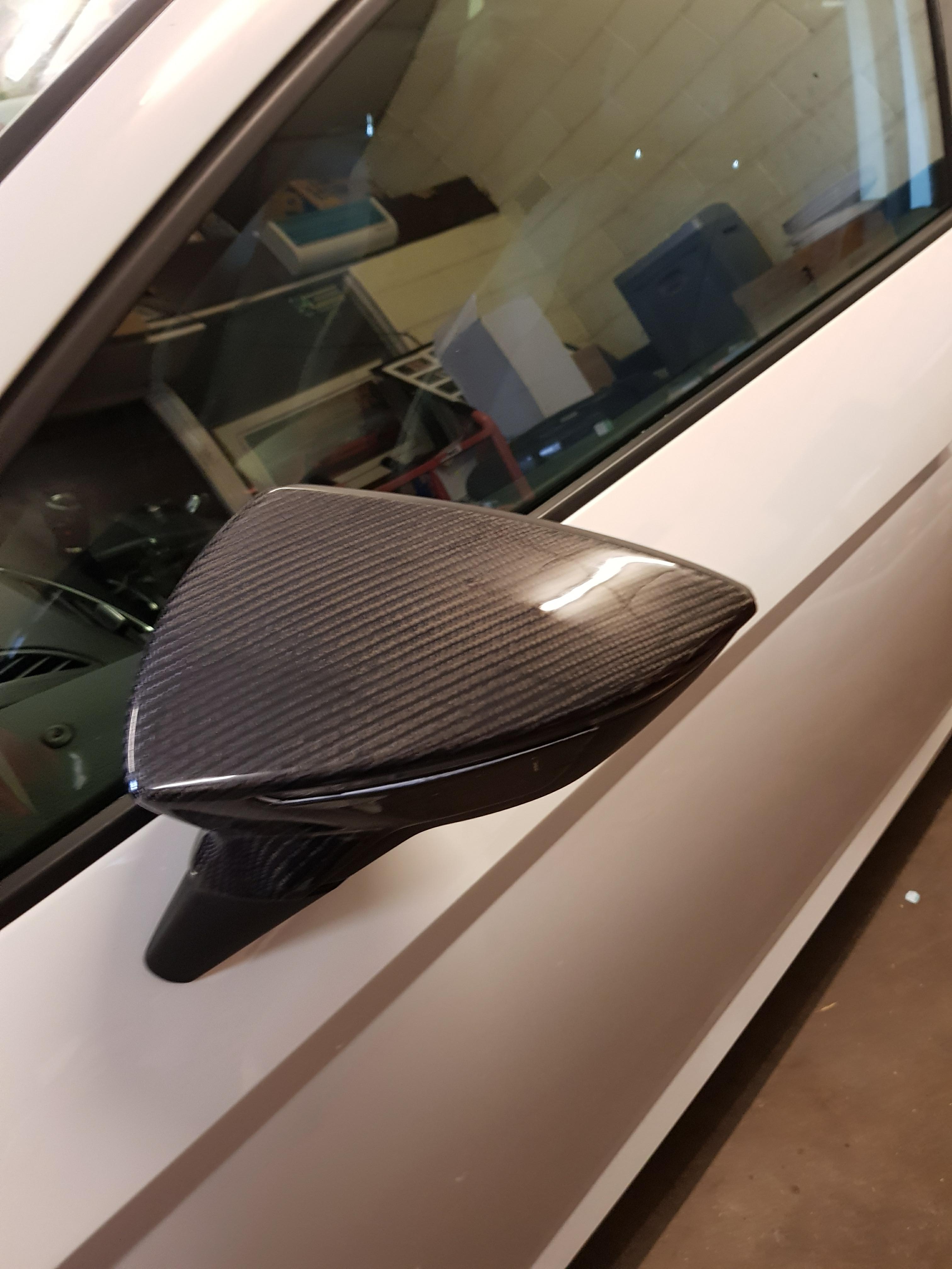Seat Leon MK3 Wing Mirror Covers - Carbon fibre - Custom My Ride