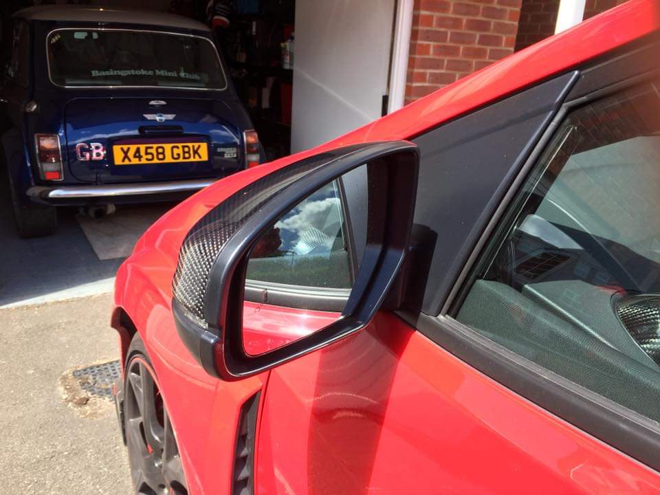 FK2 Wing Mirror Covers - Carbon Fibre MK9 Civic - Custom My Ride