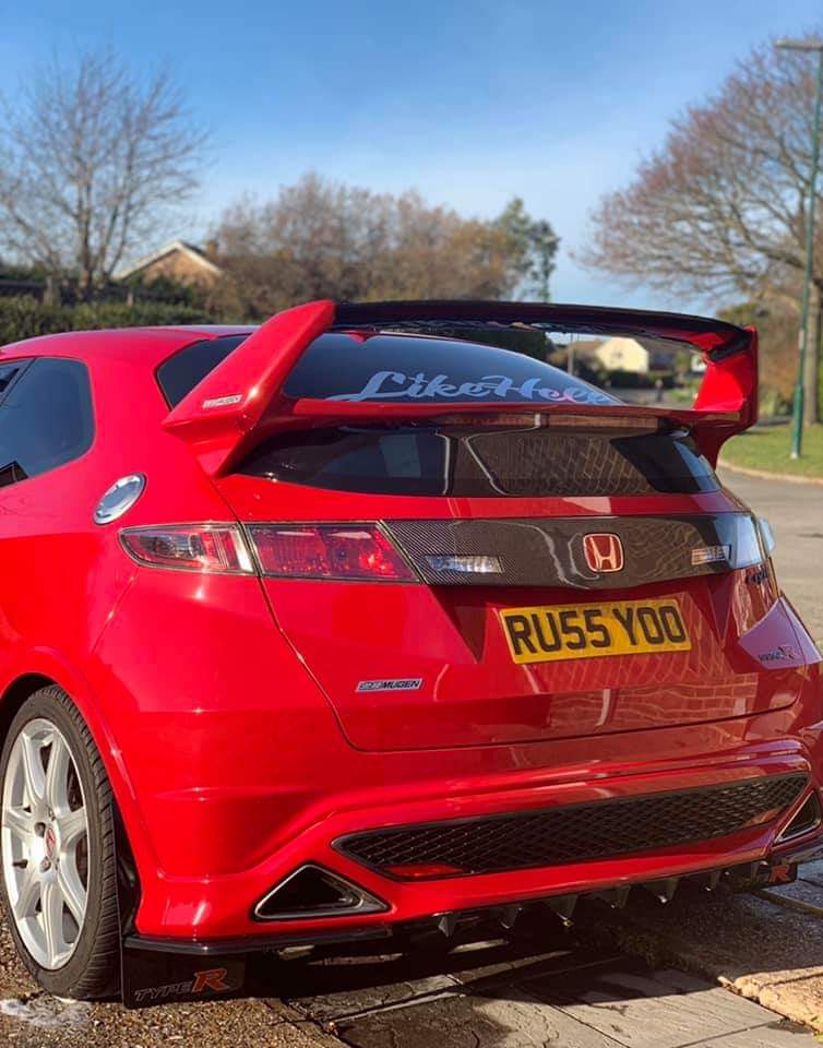 Rear Cluster Cover - Carbon Fibre - Civic MK8 FN2 - Custom My Ride