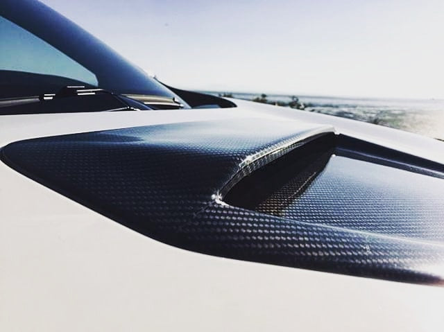FK8 Hood Scoop Cover - Carbon Fibre - Civic MK10 - Custom My Ride