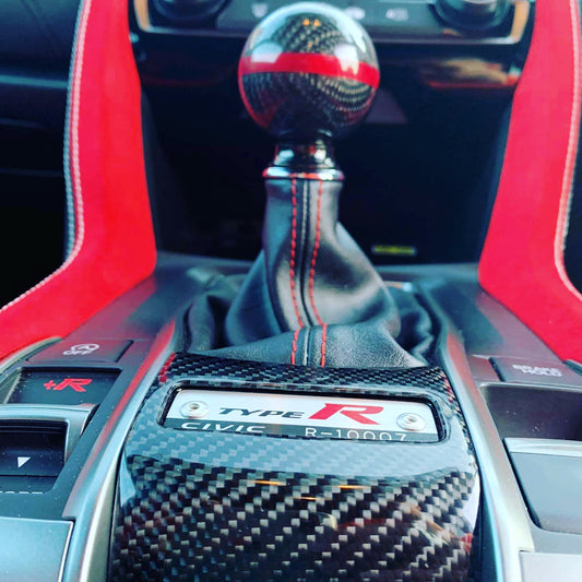 FK8 R Number Surround - Carbon Fibre - Custom My Ride