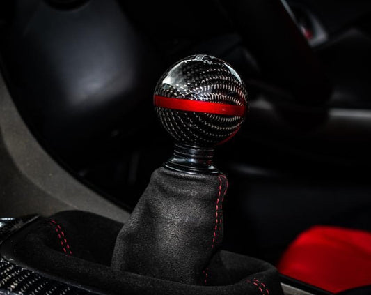 Civic Carbon Gear Knob Type R FK8 FK2 FN2 EP3 DC5 FN2 FD2 mugen - Custom My Ride