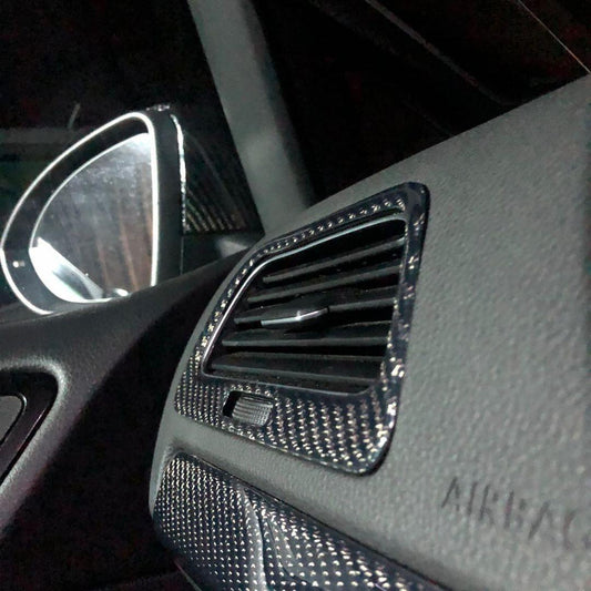 VW Golf MK7 Passenger Side Air Vent Cover - Carbon Fibre - Custom My Ride