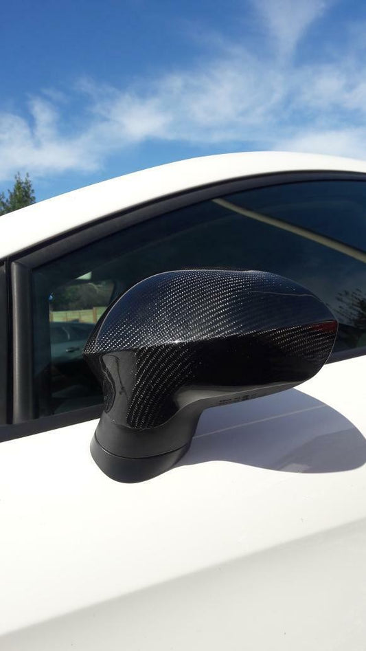 Seat Leon / Ibiza Wing Mirror Covers - Carbon fibre - Facelift 2009-12 K1 6J 6P - Custom My Ride