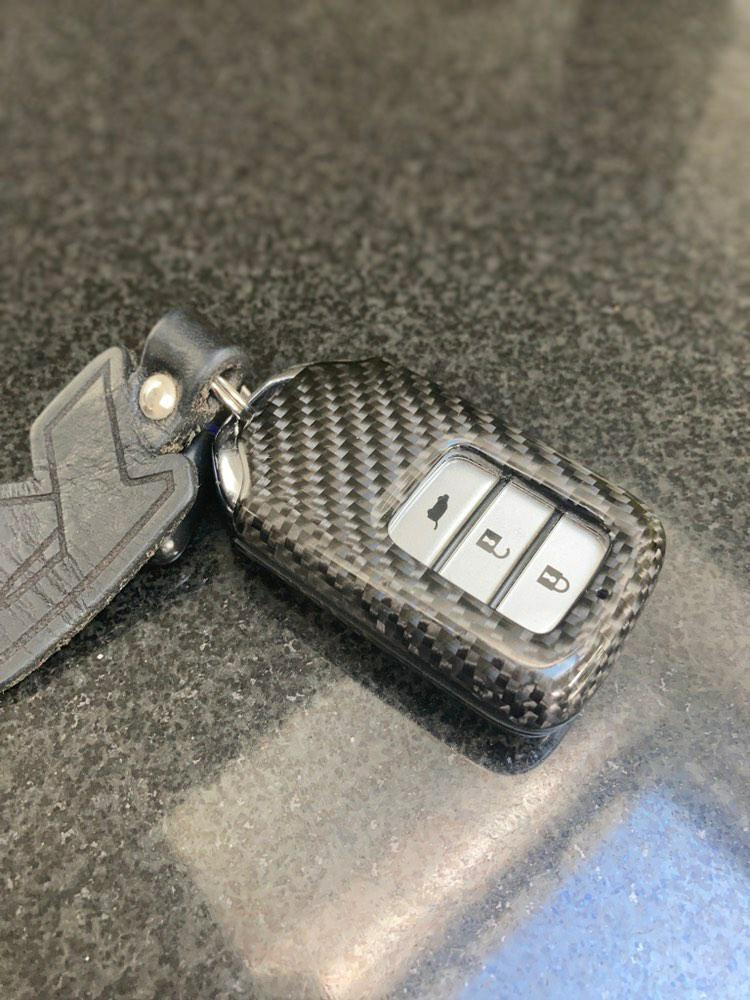 Civic Carbon Fibre Key Fob Cover - FK8 FK2 - Custom My Ride
