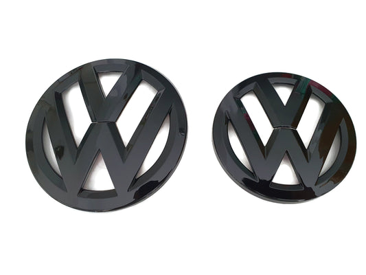 VW Golf MK4 Gloss Black Front and Rear Badge Cover - 1997-2003 GTI - Custom My Ride