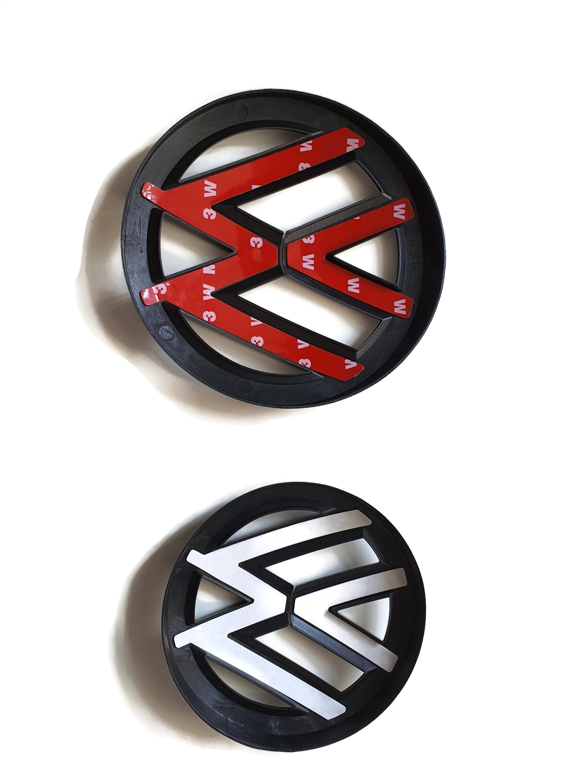 VW Passat CC Gloss Black Front and Rear Badge Cover - 2008-12 - Custom My Ride