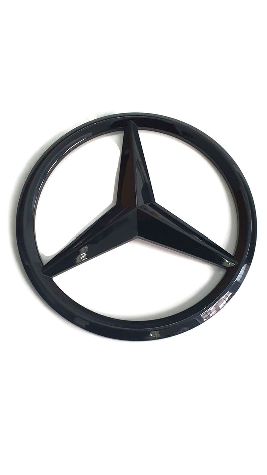 Mercedes Black Star Badge Cover W176 W205 - Custom My Ride