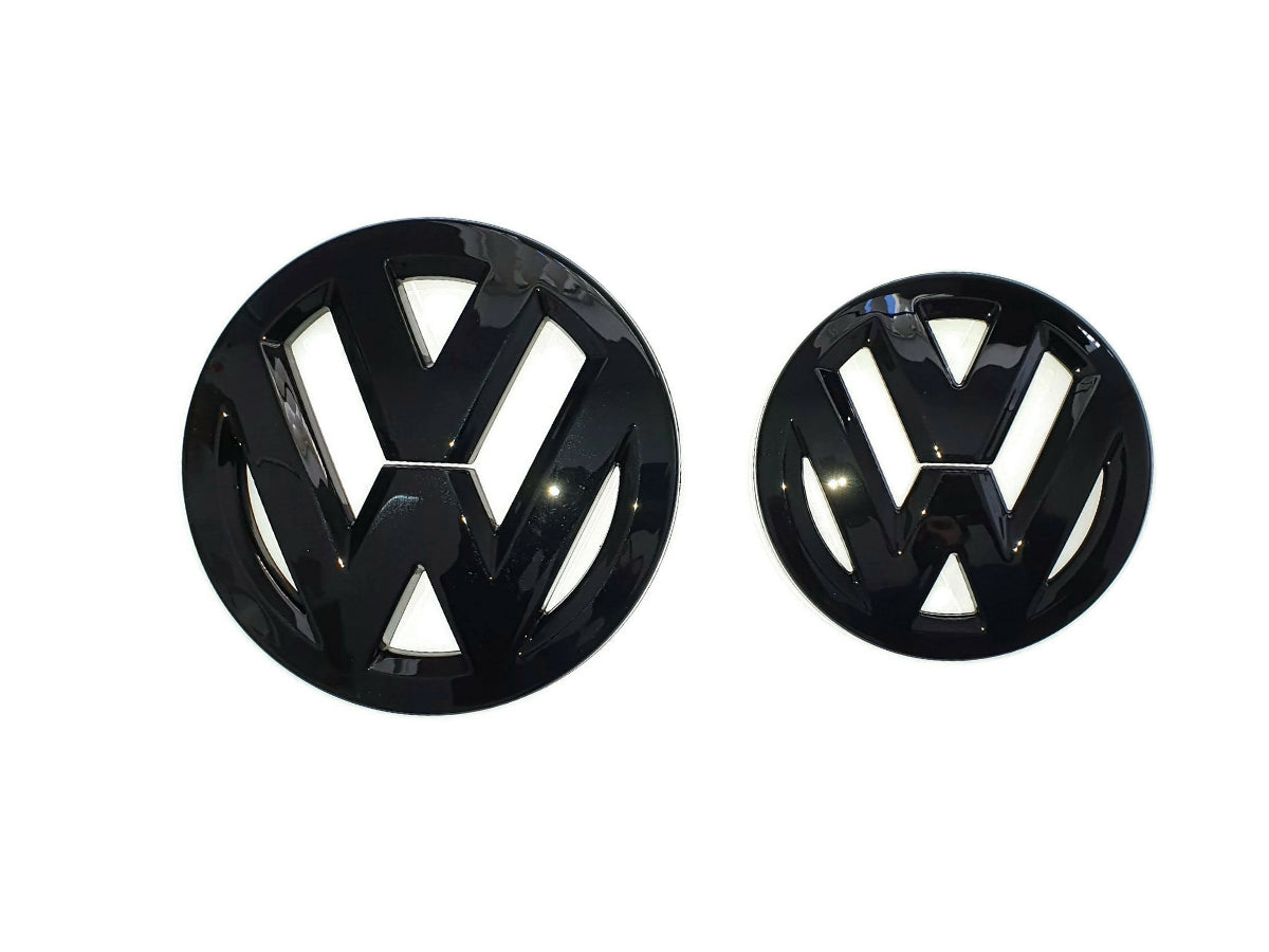 VW Scirocco Gloss Black Front and Rear Badge Cover 15-17 - Custom My Ride