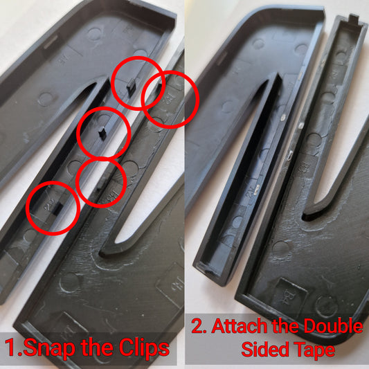 Seat Leon/Ibiza REAR Replacement Badge Gloss Black - 5F 6P 6F MK3 CUPRA FR - Custom My Ride