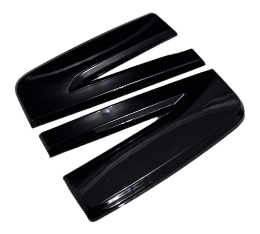 Seat Leon/Ibiza 5F/6F 2017-20 Black Replacement FRONT Badge Cover - MK3 CUPRA FR KJ1 - Custom My Ride