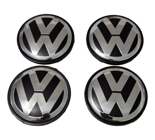 VW Centre Wheel Caps Golf Scirocco MK7 MK7.5 MK8 65mm - Custom My Ride