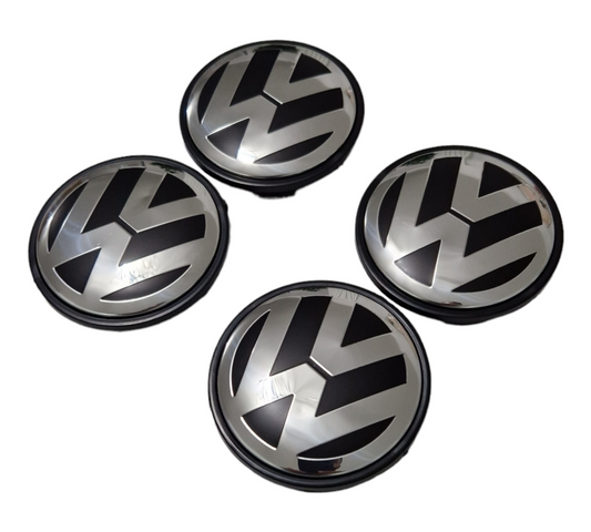 VW Centre Wheel Caps Golf Scirocco MK7 MK7.5 MK8 65mm - Custom My Ride