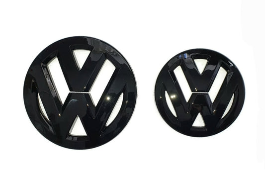 VW Passat CC Gloss Black Front and Rear Badge Cover - 2013-18 - Custom My Ride