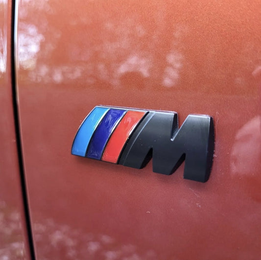 BMW M Sport Fender Badge - Gloss Black - F21 F20 F30 F31 F32 F34 F87 - Custom My Ride