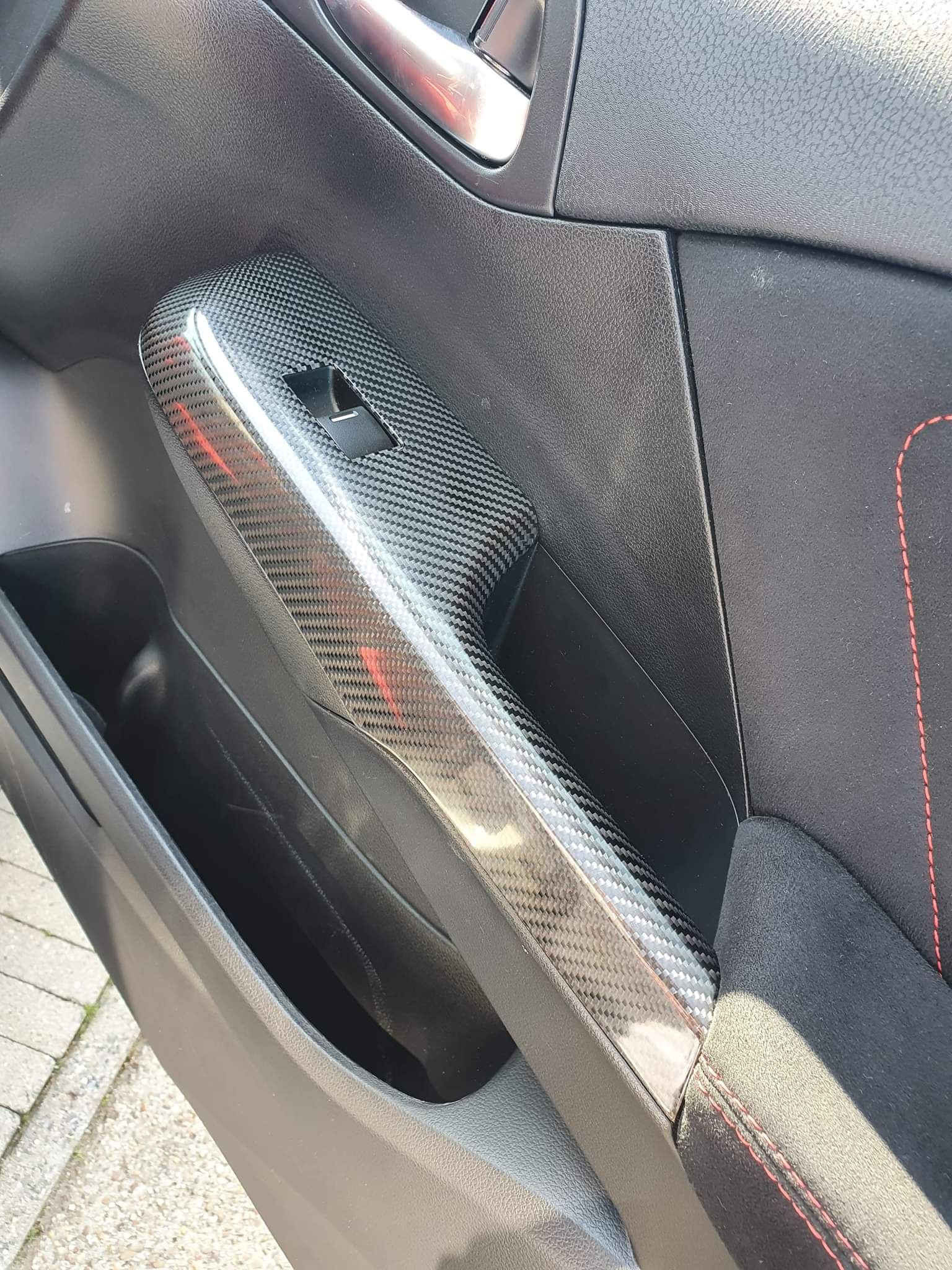 FK2 Front Door Switch Covers - Carbon Fibre - Civic MK9 - Custom My Ride