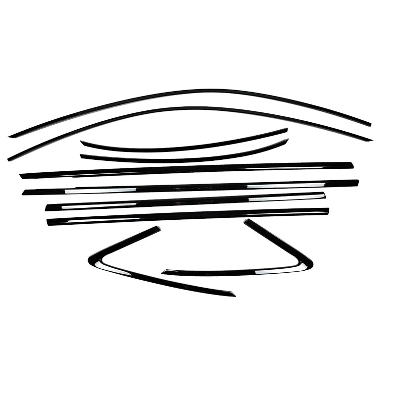 Audi A3 Saloon Black Window Trims 8V 2013-2020 Blackout dechrome Night package